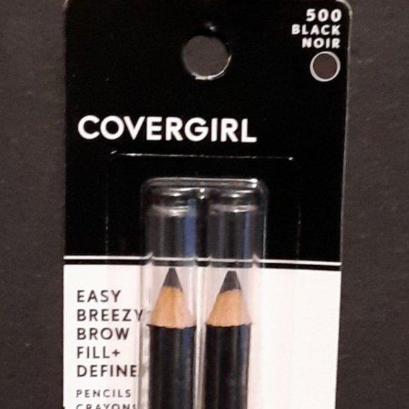 🟢 $ 5.00 CoverGirl Easy Breezy Brow, Fill + Define Pencils [500] Black - Picture 3 of 5
